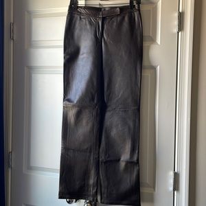 INC leather pants